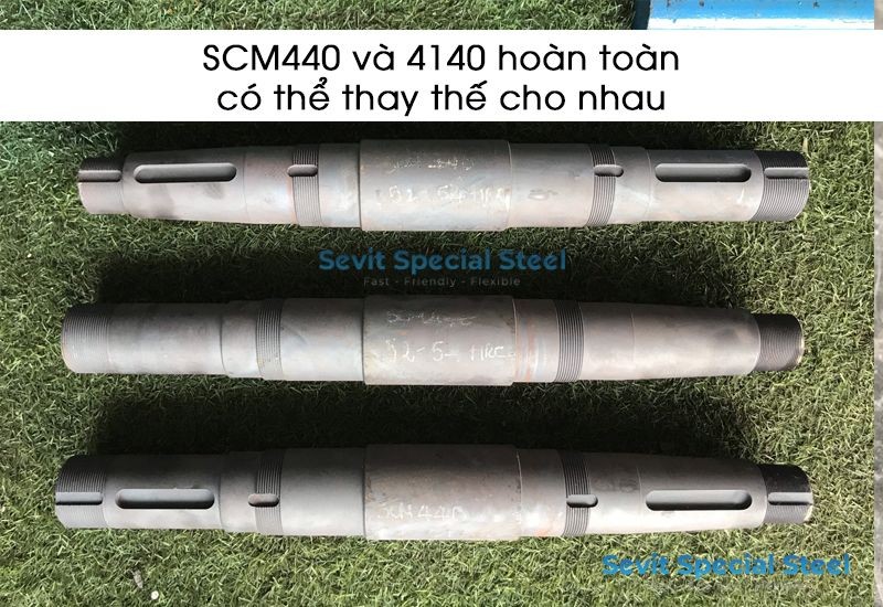 Có gì khác nhau giữa thép SCM440 và thép 4140?