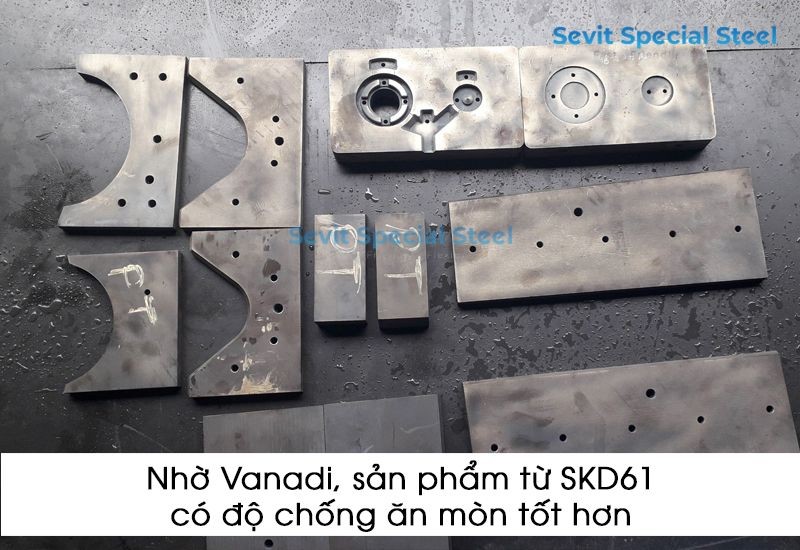 Tác dụng đáng chú ý của Vanadi trong thép SKD61